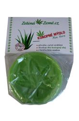 Zelená Země Hanfseife mit Aloe Vera 80 g 