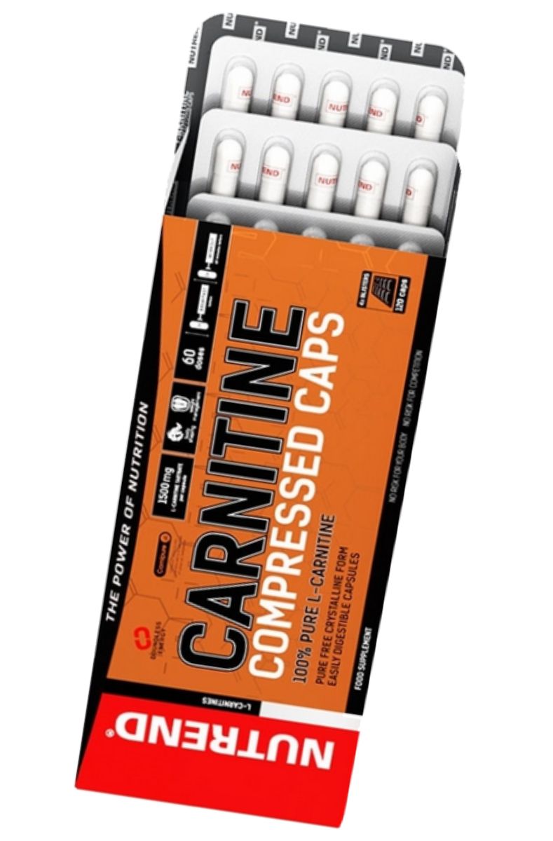 NUTREND CARNITINE COMPRESSED CAPS 120 kapslí