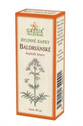 Grešík Baldriánské bylinné kapky 50 ml 