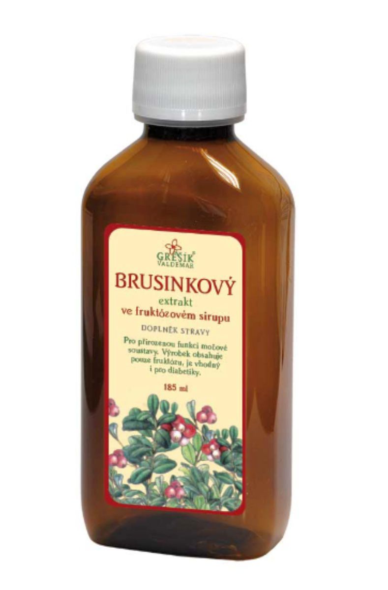 Grešík Brusinkový sirup 185 ml