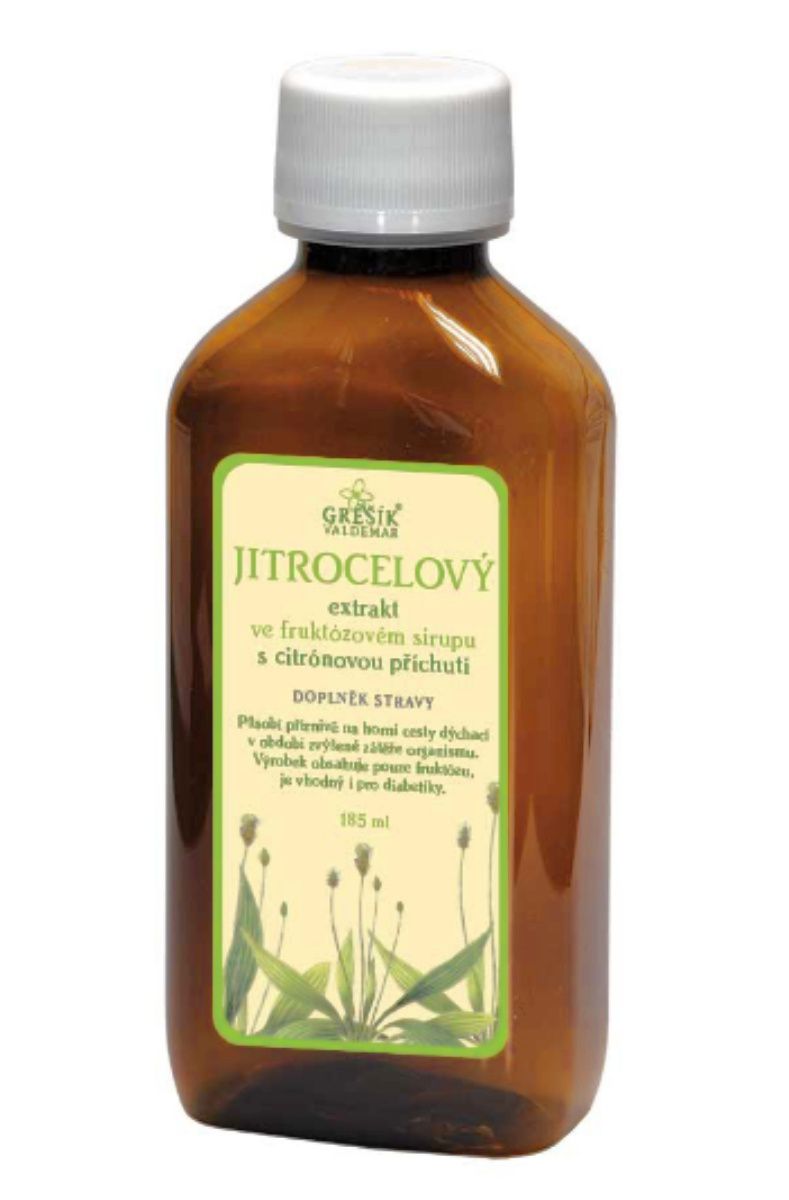 Grešík Jitrocelový sirup 185 ml 