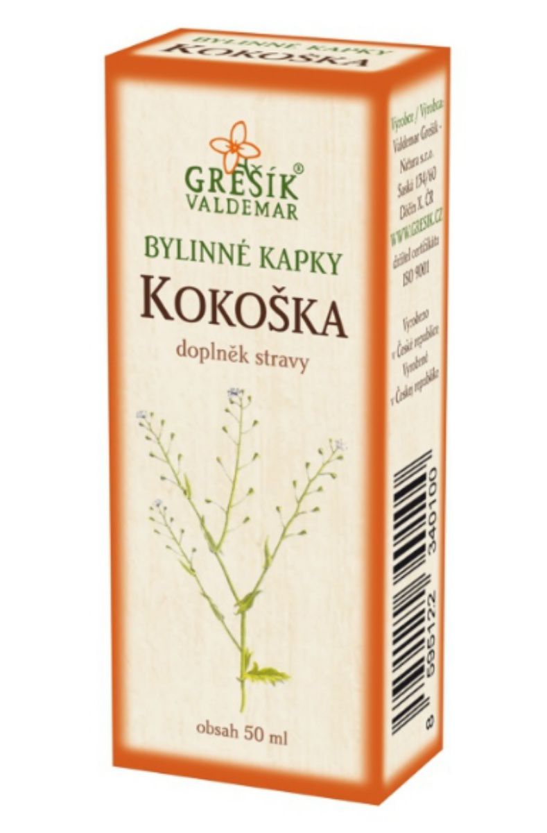 Grešík Kokoška bylinné kapky 50 ml 