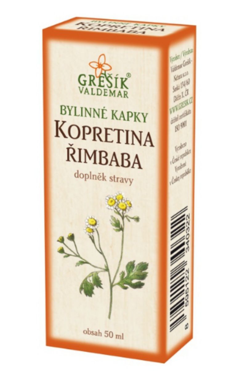 Grešík Kopretina řimbaba bylinné kapky 50 ml 