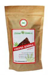 Zelená Země BIO Konopné semínko neloupané 500 g