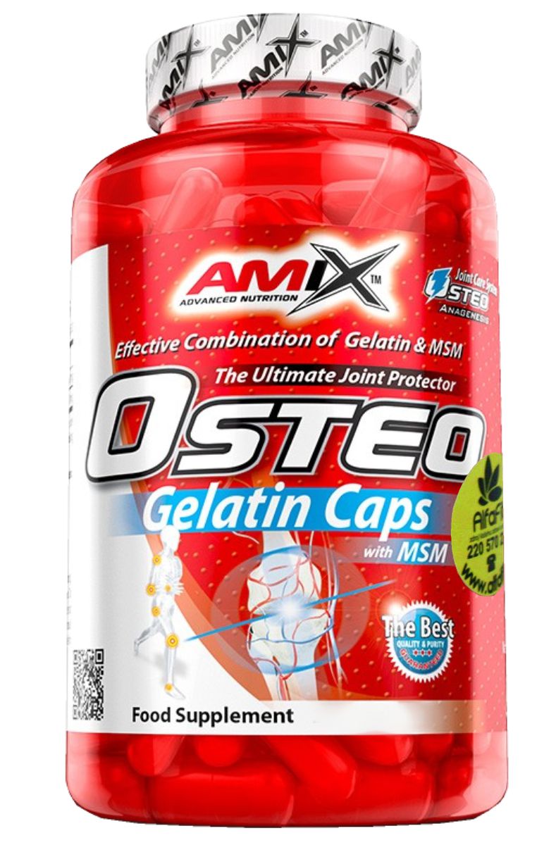 Amix Osteo Gelatin MSM 400 kapslí