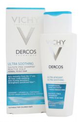 VICHY Dercos Ultrazklidňující šampon pro normální až mastné vlasy 200 ml