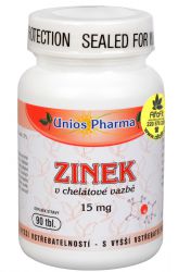Unios Pharma Zinek v chelátové vazbě 90 tablet