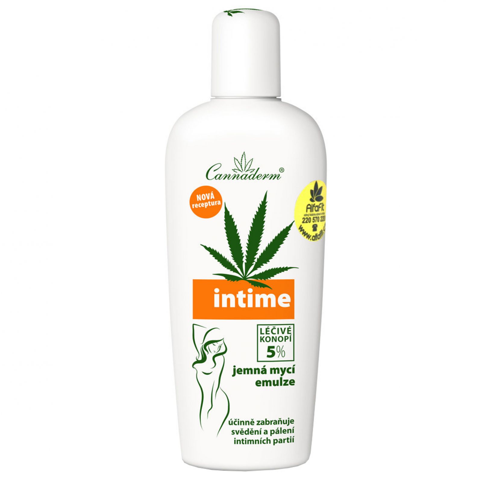 Cannaderm Intime - emulze pro intimní hygienu 150 ml