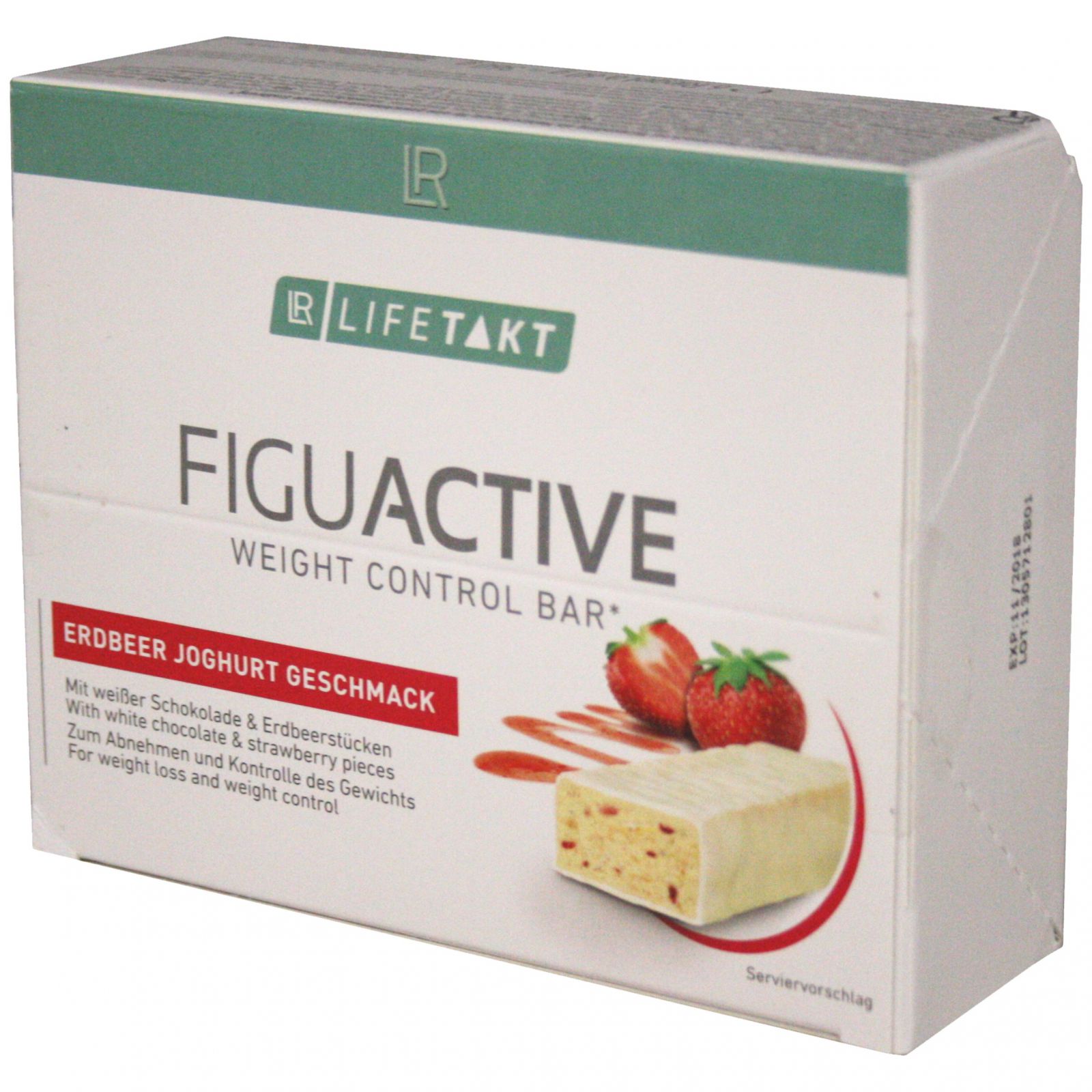 LR Figuactiv tyčinky 6 x 60 g - příchuť jahody & jogurt