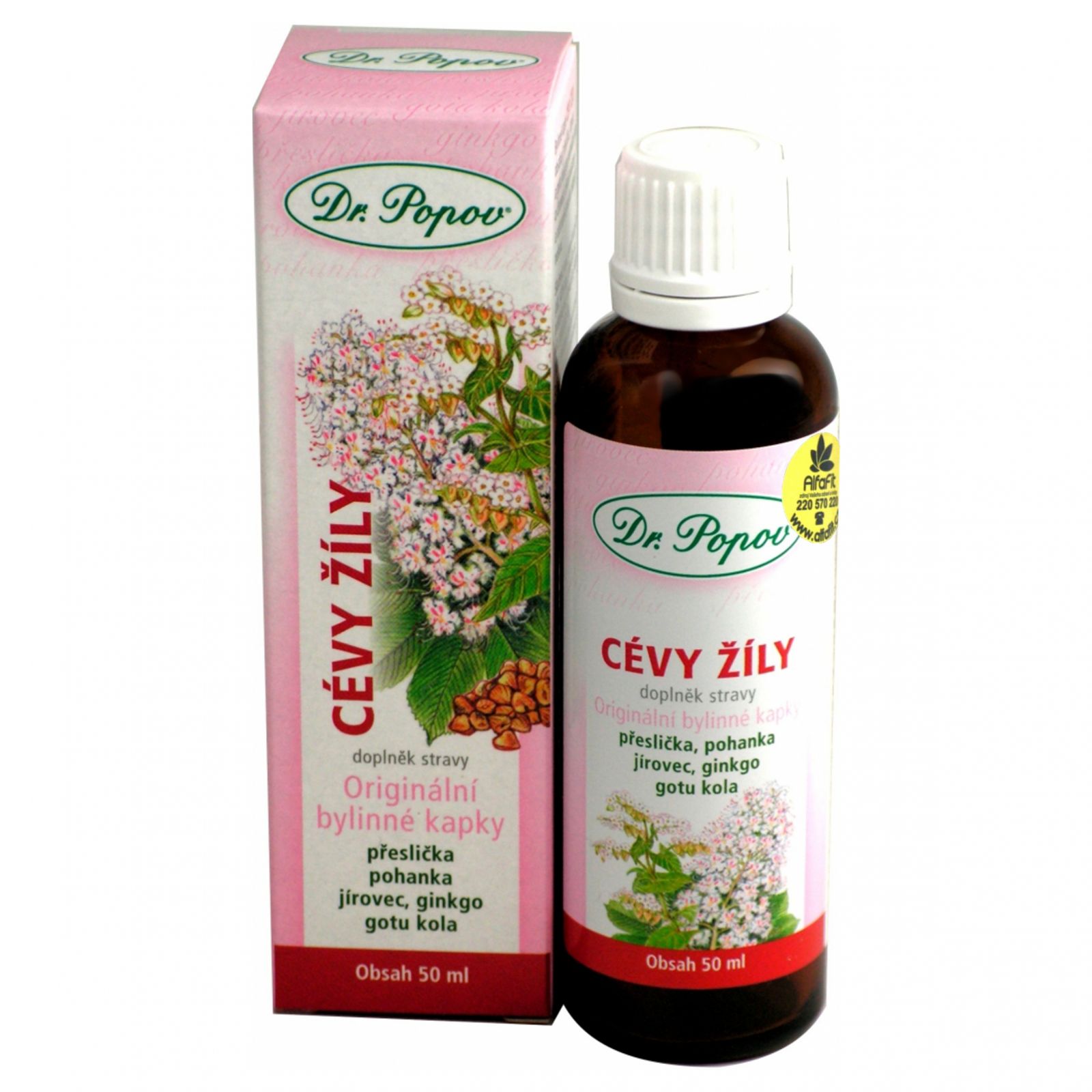 Dr. Popov Cévy - žíly 50 ml