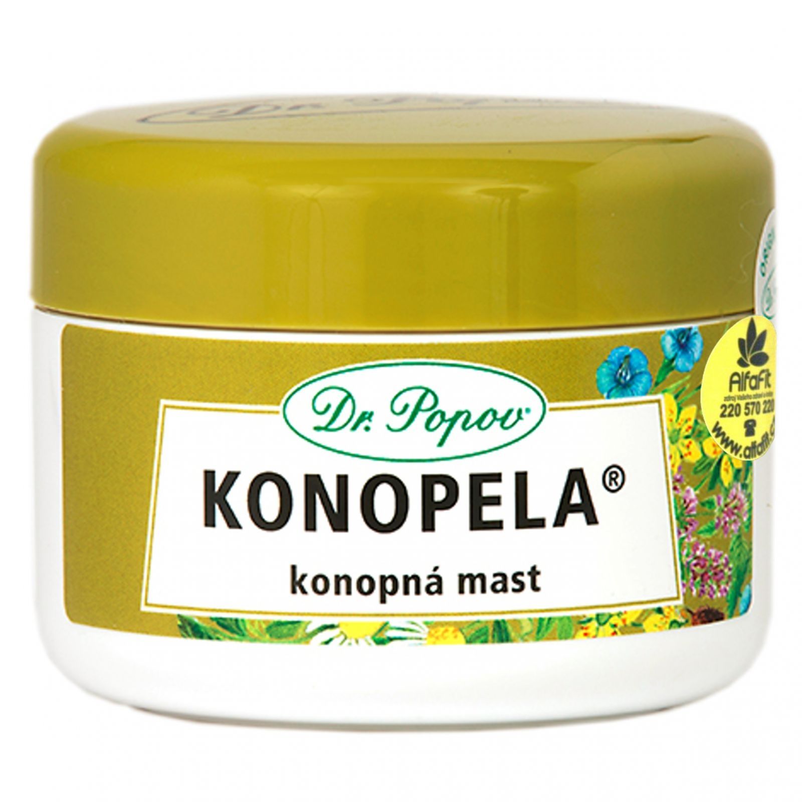 Dr. Popov Konopná mast Konopela 50 ml