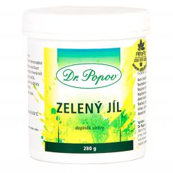 Dr. Popov Zelený jíl doplněk stravy 150 g