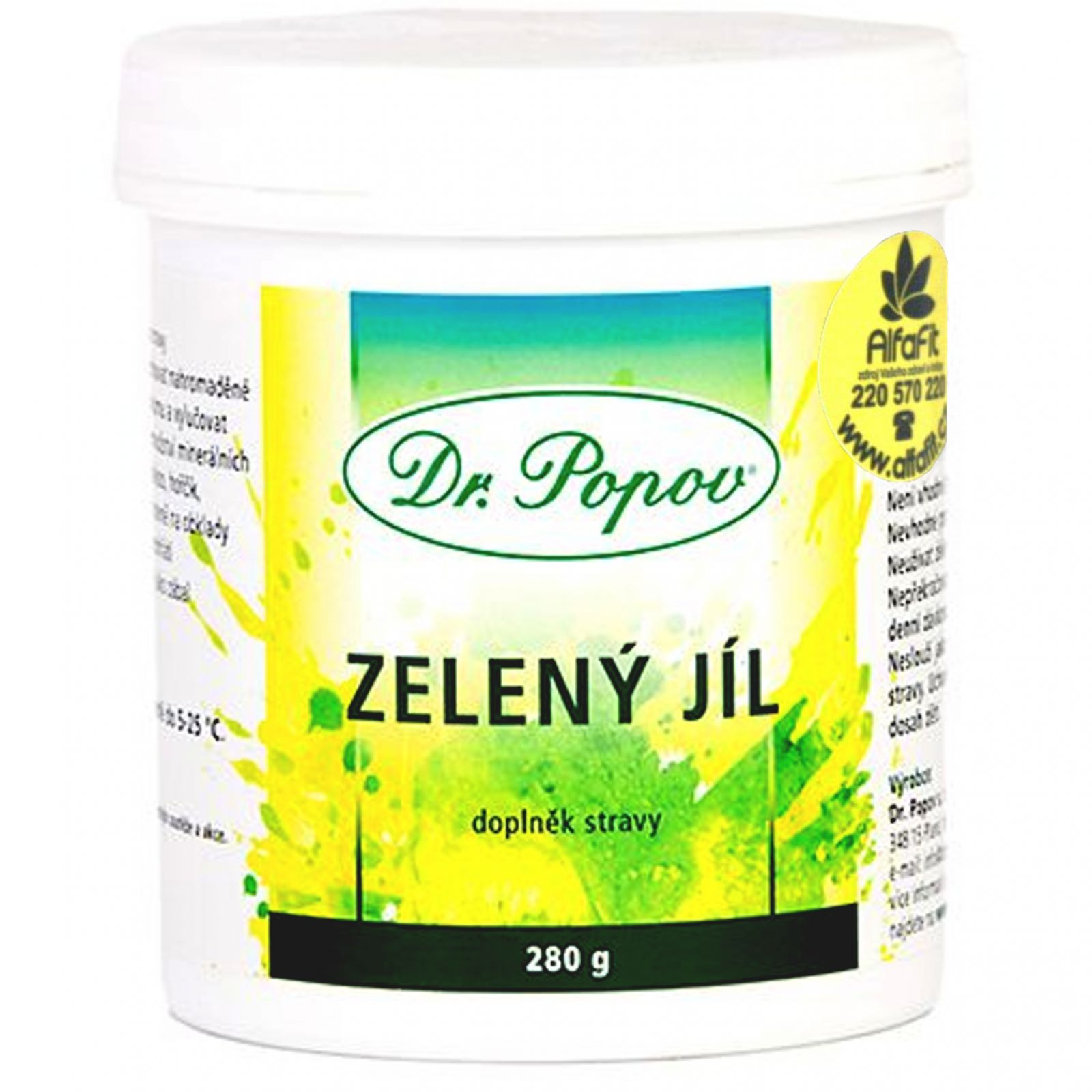 Dr. Popov Zelený jíl 280 g