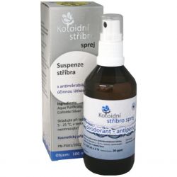 Koloidní stříbro sprej DEO 20 ppm 100 ml - původní obal