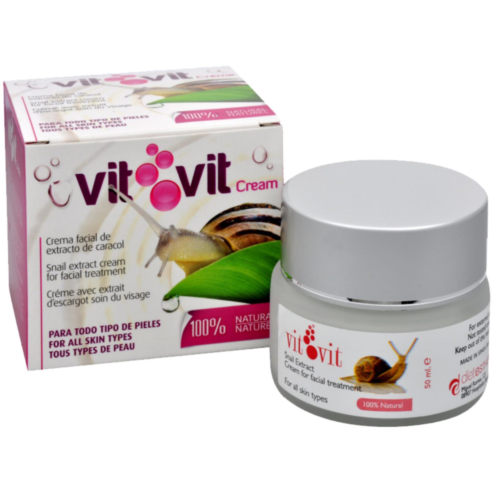 Diet Esthetic Vit Vit krém s hlemýždím extraktem 50 ml