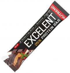 Nutrend Excelent 25% protein bar double 40 g, čokoláda + nugát s brusinkami v mléčné čokoládě 