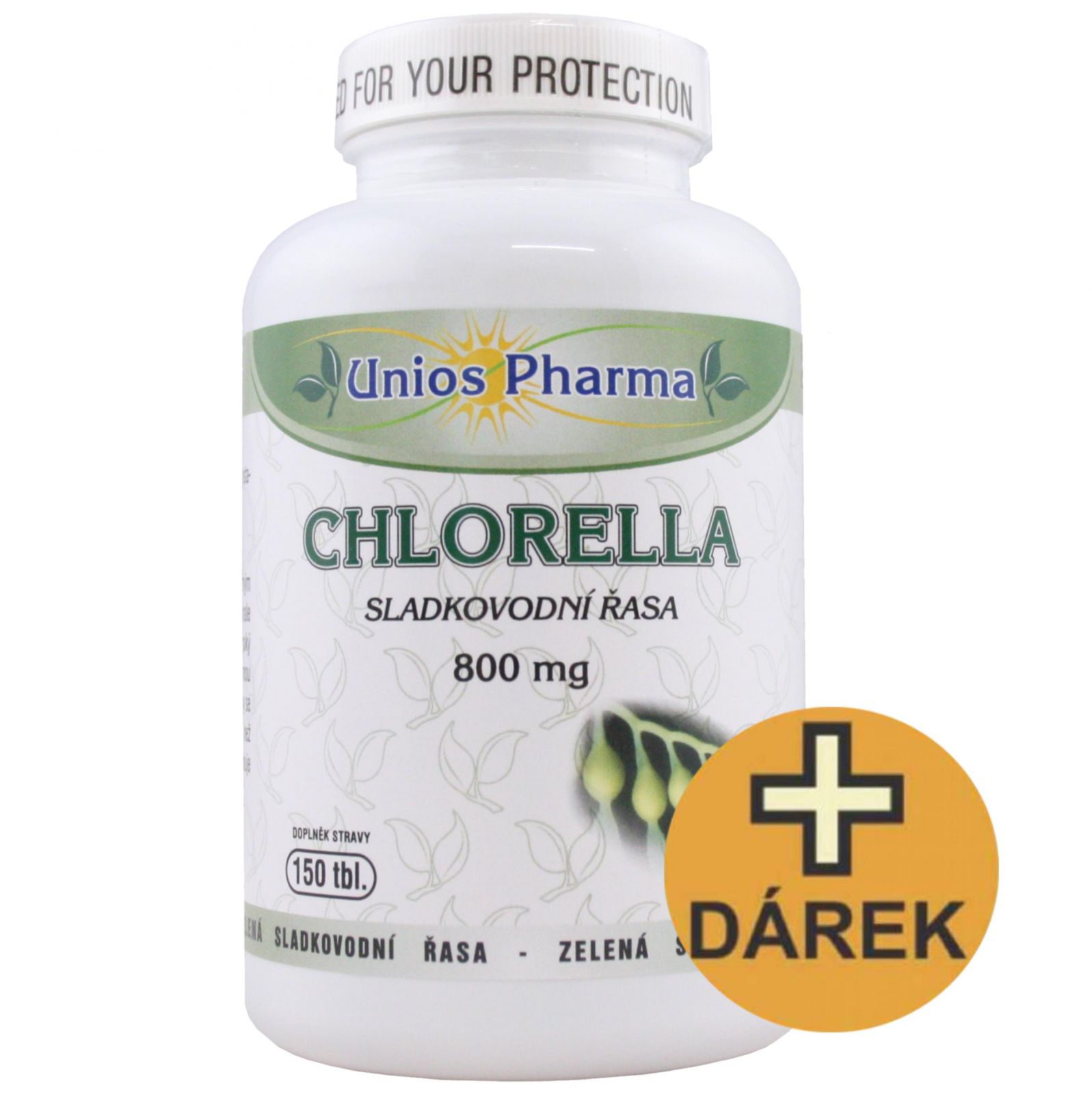 Unios Pharma Chlorella 800 mg ─ 150 tablet