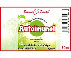 Bylinné kapky Autoimunol - etiketa