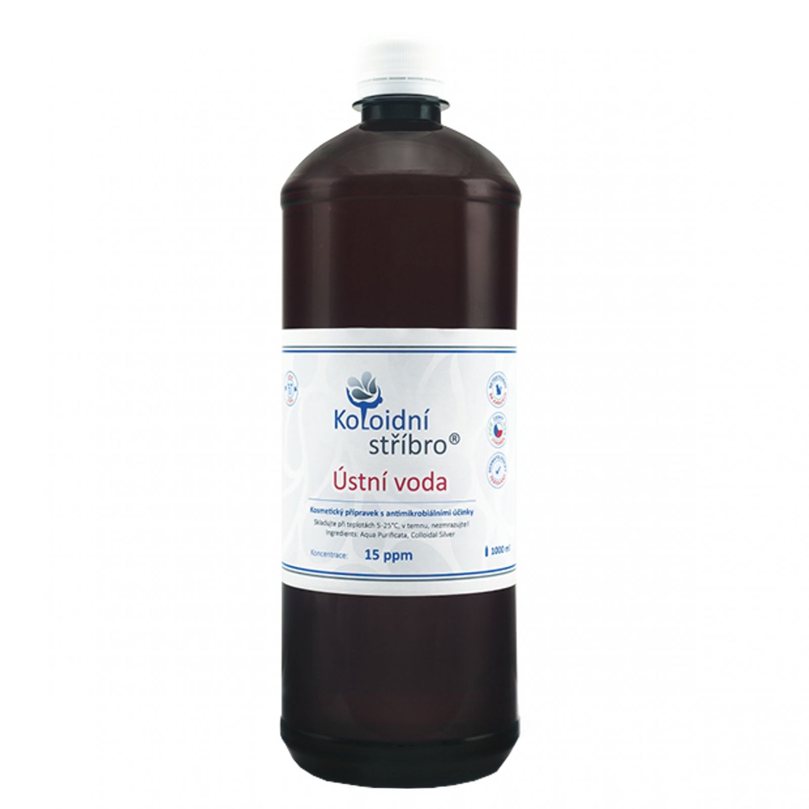 Kolloidales Silber 15 ppm 1000 ml - Mundwasser