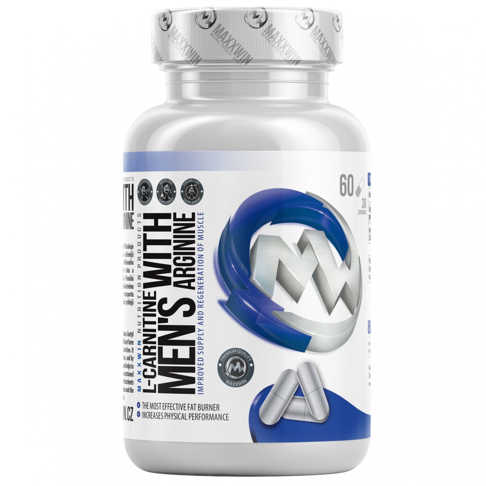 MAXXWIN MEN´S CARNITINE WITH ARGININE 60 KAPSLÍ 