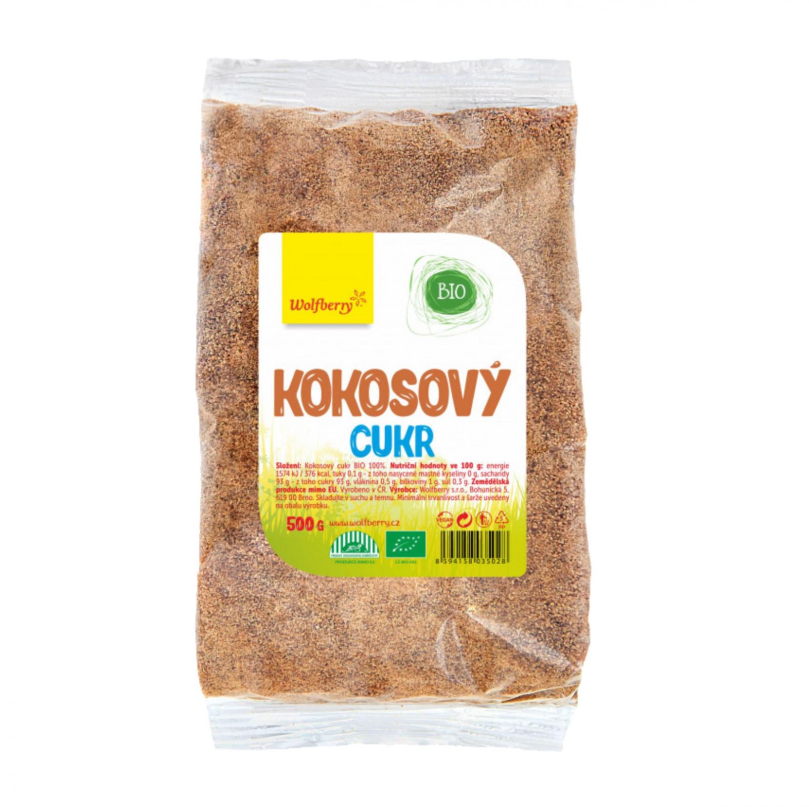 Wolfberry BIO Kokosový cukr 500 g