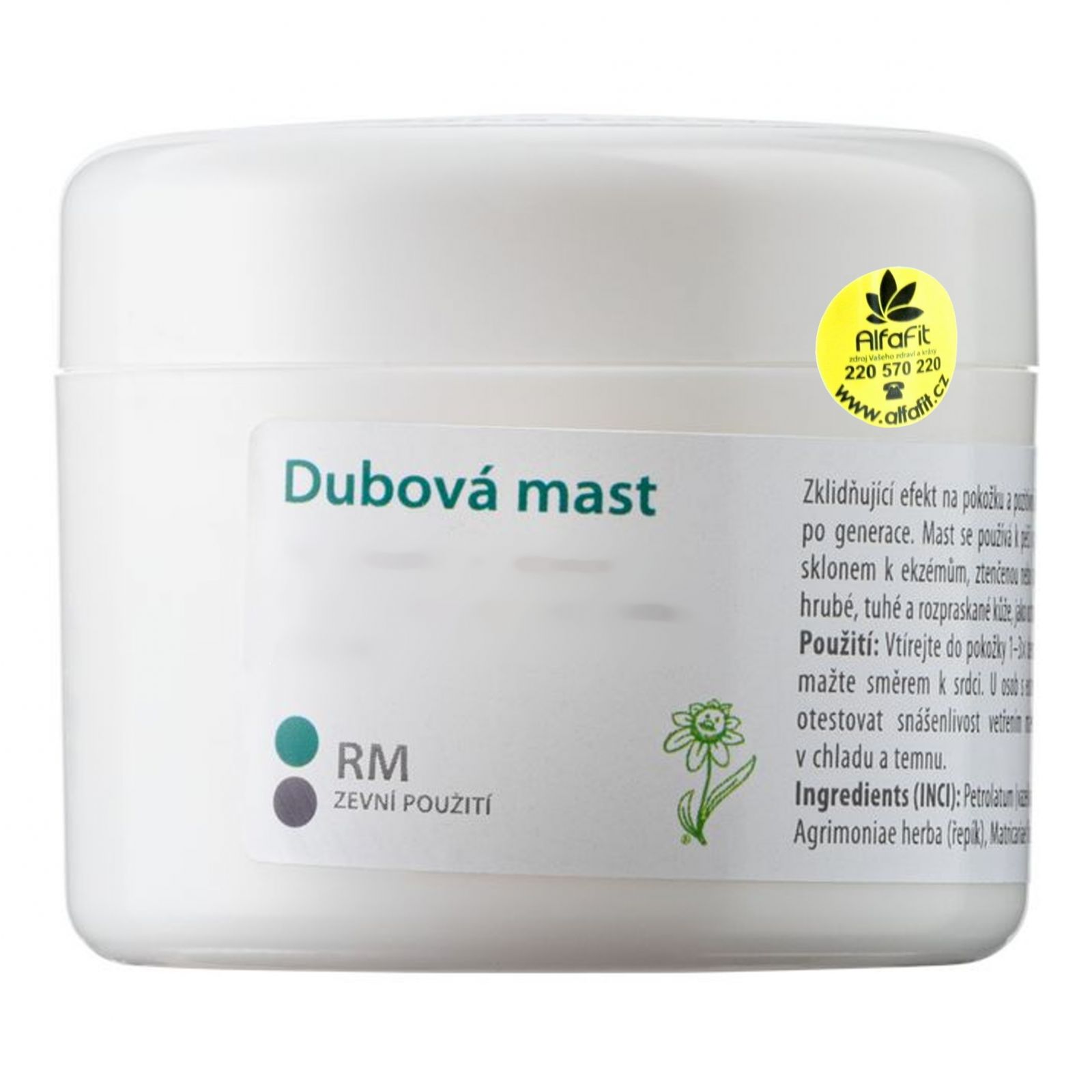 Dědek kořenář Dubová mast RM 50 ml