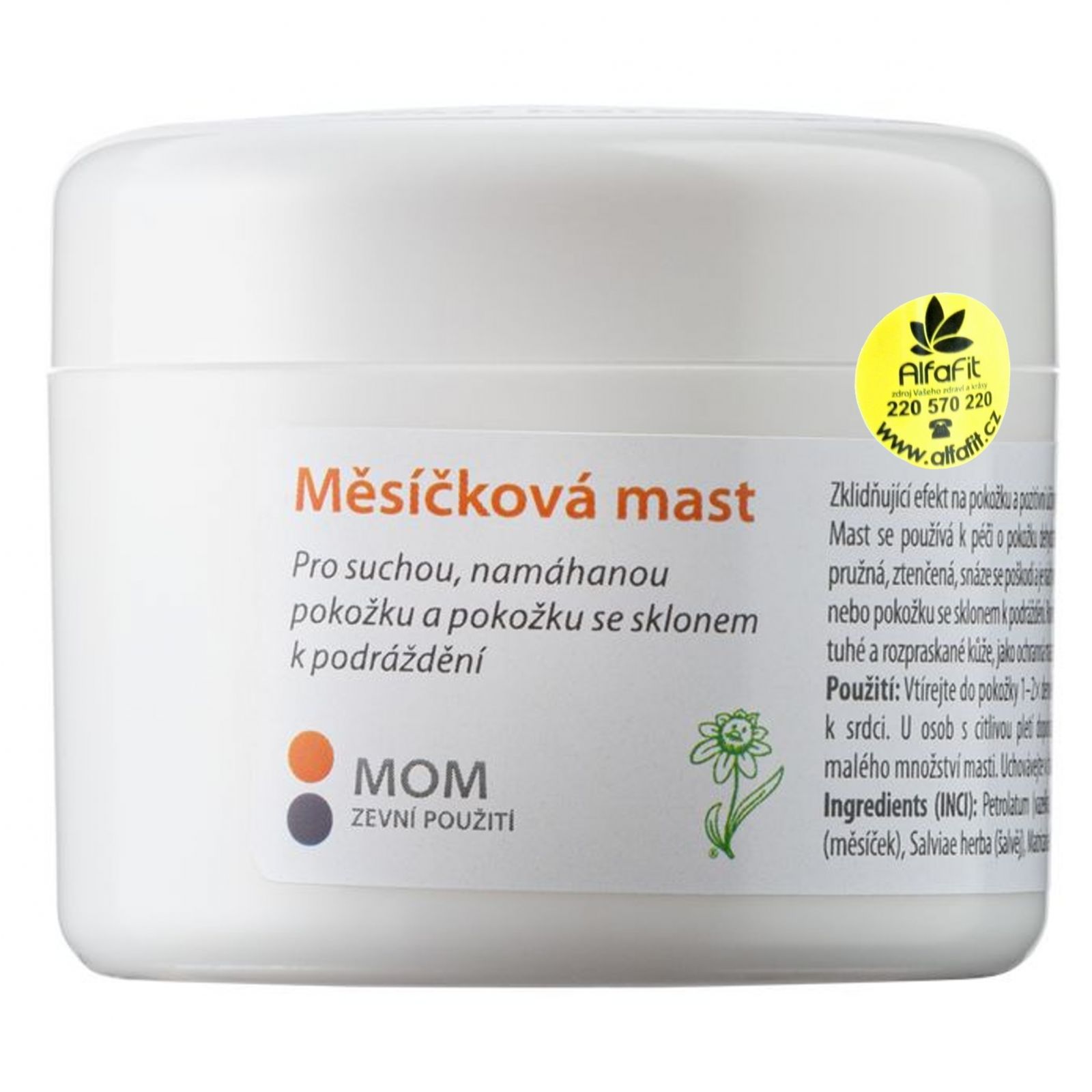 Dědek kořenář Měsíčková mast MOM 50 ml