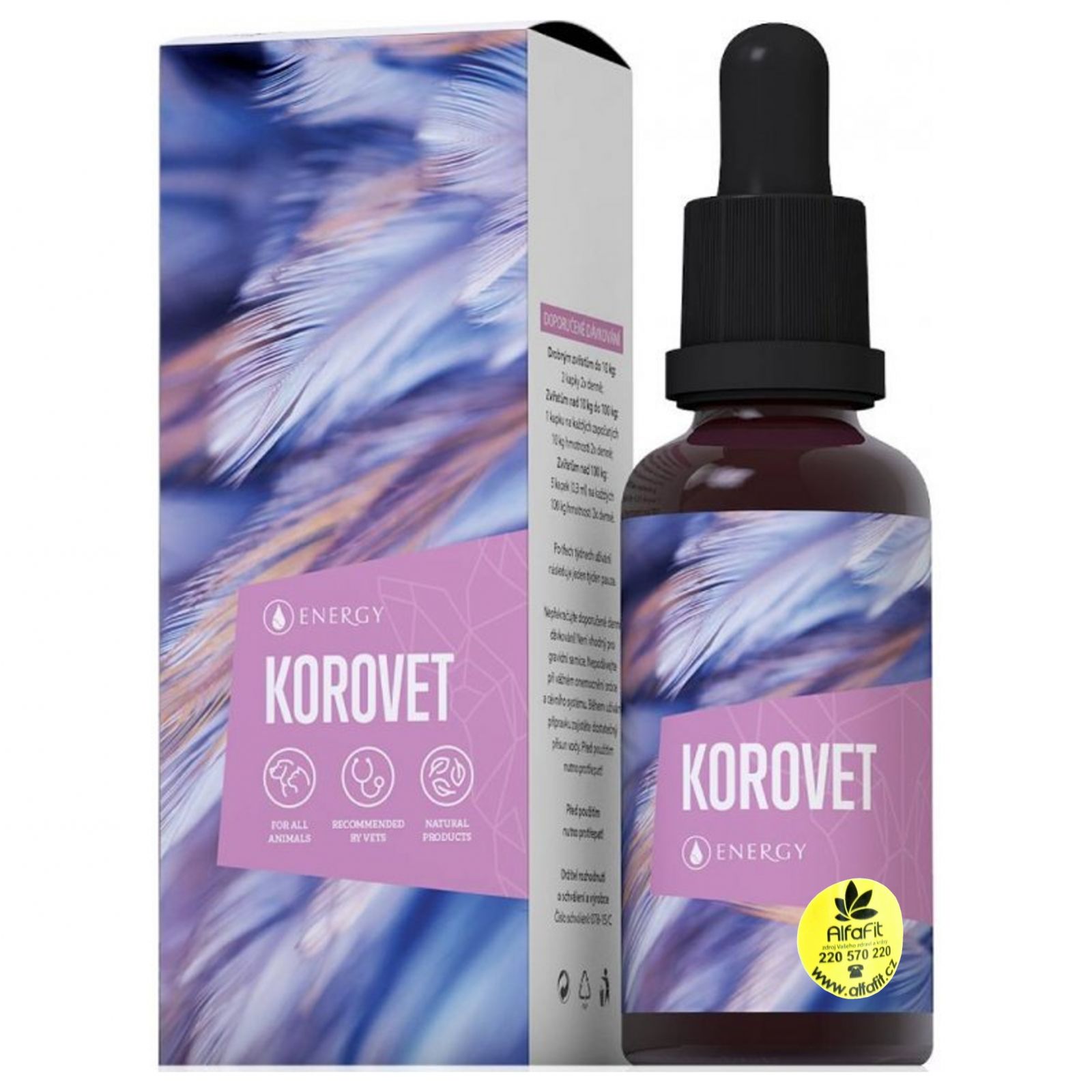 Energy Korovet - veterinární kapky 30 ml