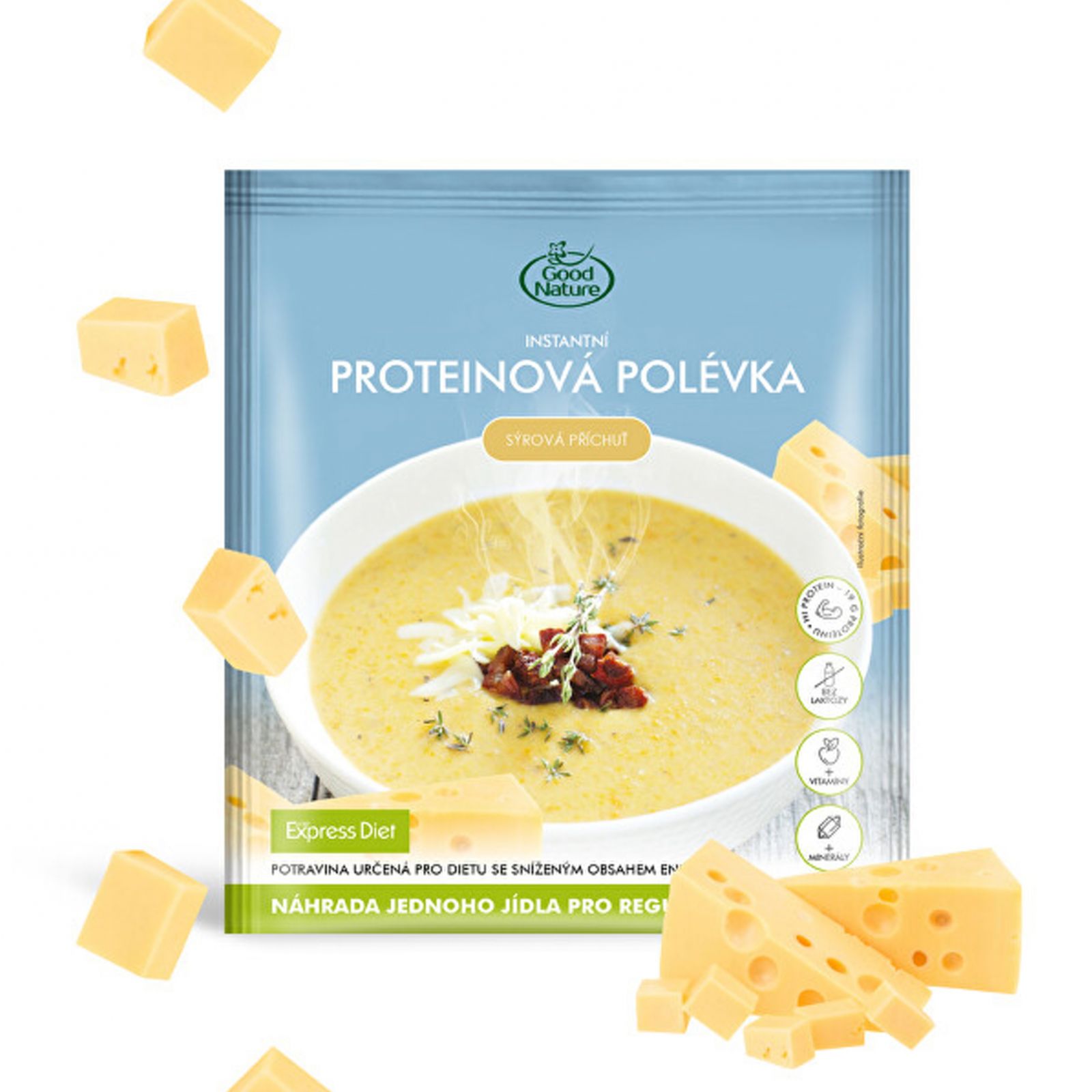 Good Nature Express Diet Instantní sýrová polévka 56 g