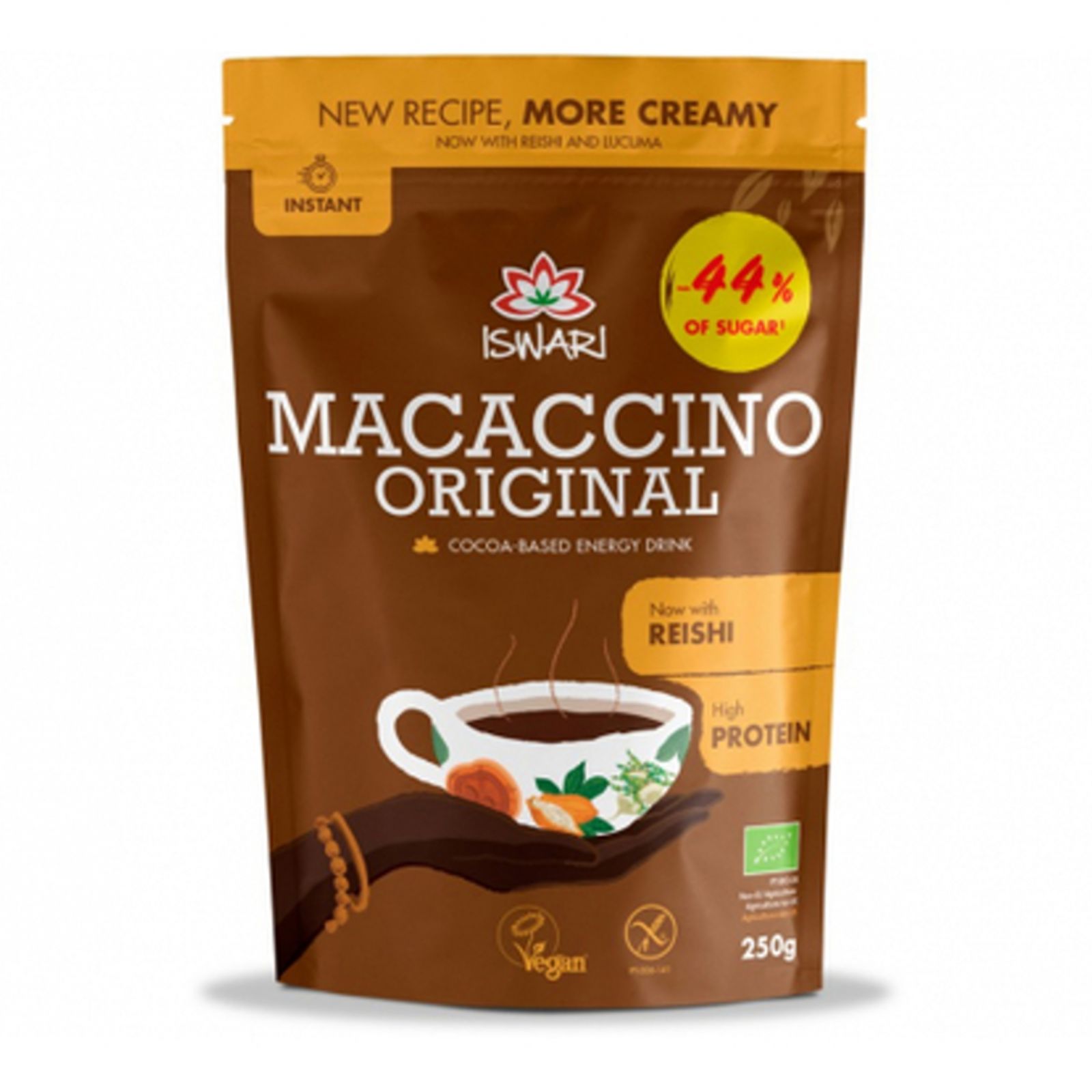 Iswari BIO Macaccino original nápoj 250 g