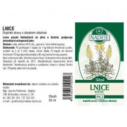 Naděje Lnice - tinktura z pupenů 50 ml