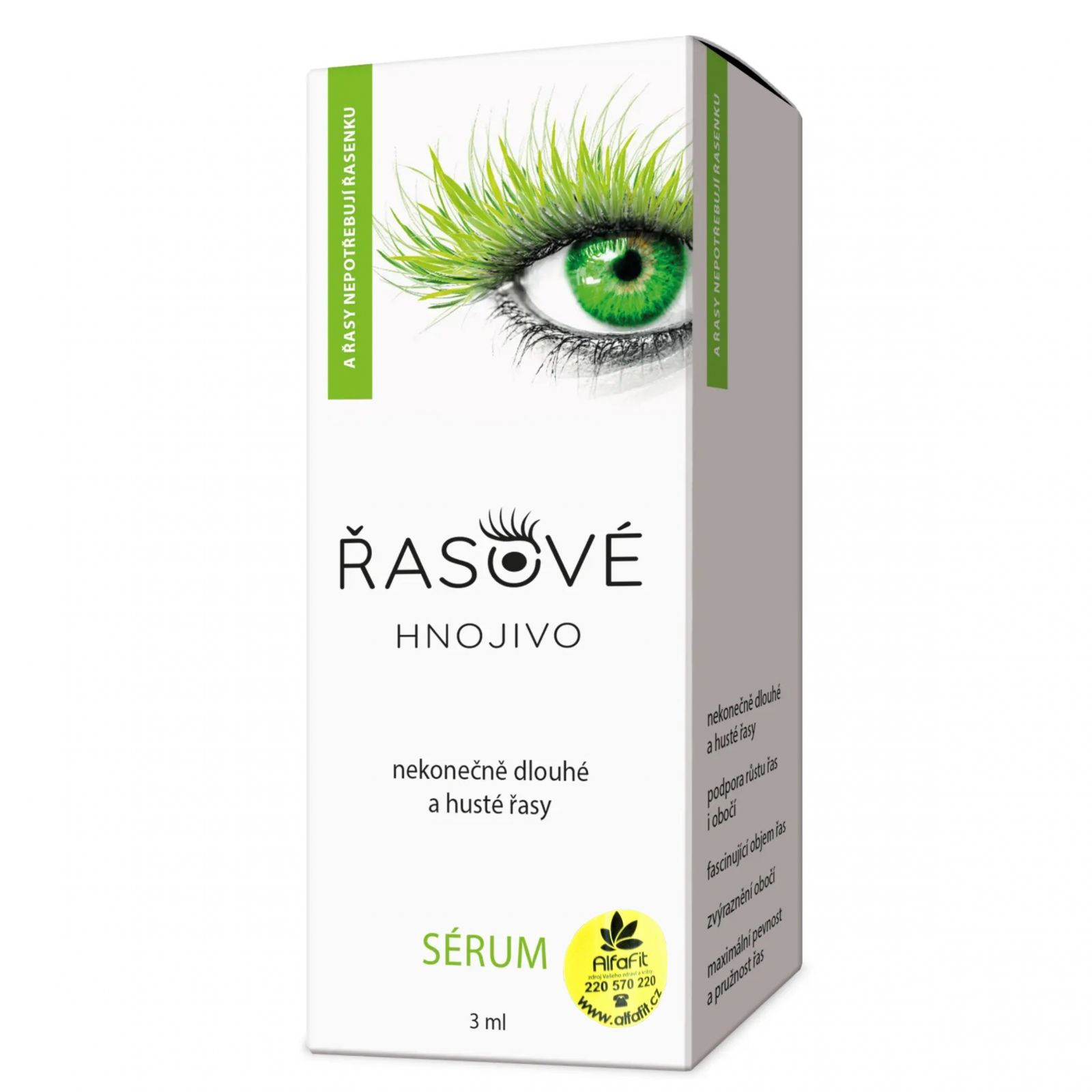 Řasové hnojivo pro dlouhé a husté řasy - sérum 3 ml