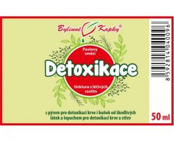 Bylinné kapky Detoxikace - etiketa