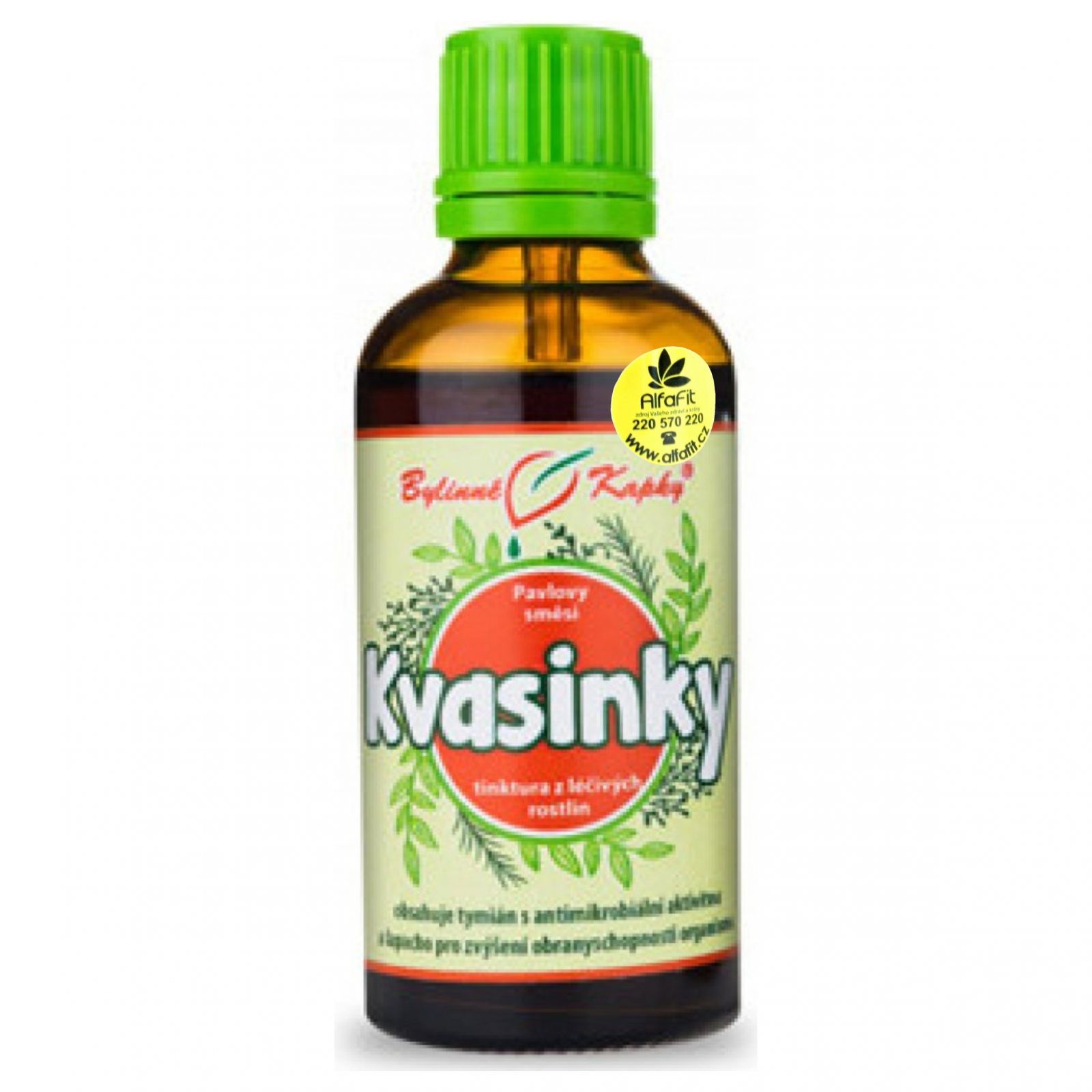 Bylinné kapky Kvasinky 50 ml