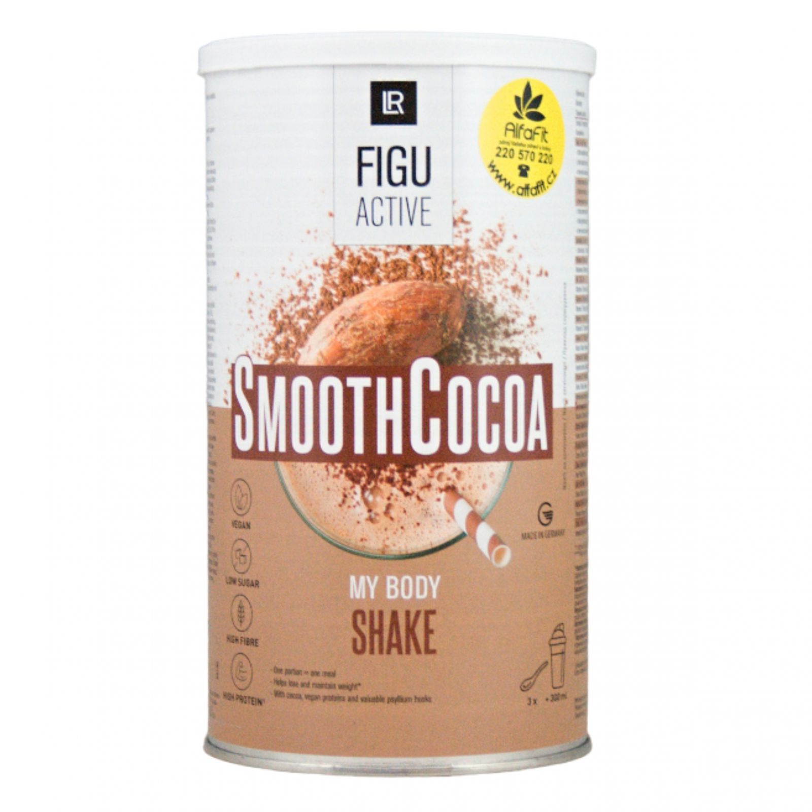 LR LIFETAKT Figu Active koktejl Smooth Cocoa 496 g