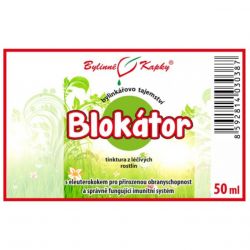 Bylinné kapky Blokátor 50 ml - etiketa