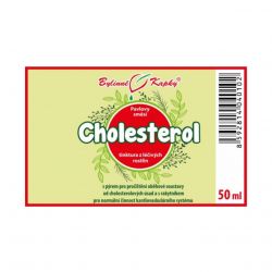 Bylinné kapky Cholesterol - etiketa 50 ml