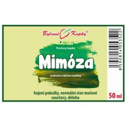 Bylinné kapky Mimóza (Citlivka) 50 ml - etiketa
