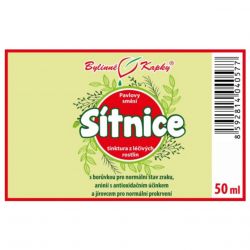  Bylinné kapky Oční sítnice 50 ml - etiketa