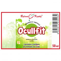 Bylinné kapky Ocullfit 50 ml - etiketa