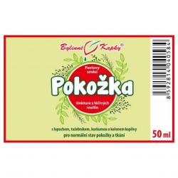 Bylinné kapky Pokožka (Akné) 50 ml - etiketa