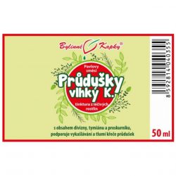 Bylinné kapky Průdušky - vlhký kašel (Odkašel) 50 ml - etiketa