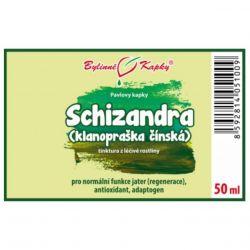 Bylinné kapky Schizandra (TCM) 50 ml - etiketa