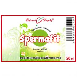  Bylinné kapky Spermafit 50 ml - etiketa