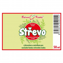 Bylinné kapky Střevo 50 ml - etiketa