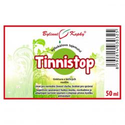 Bylinné kapky Tinnistop - etiketa 50 ml