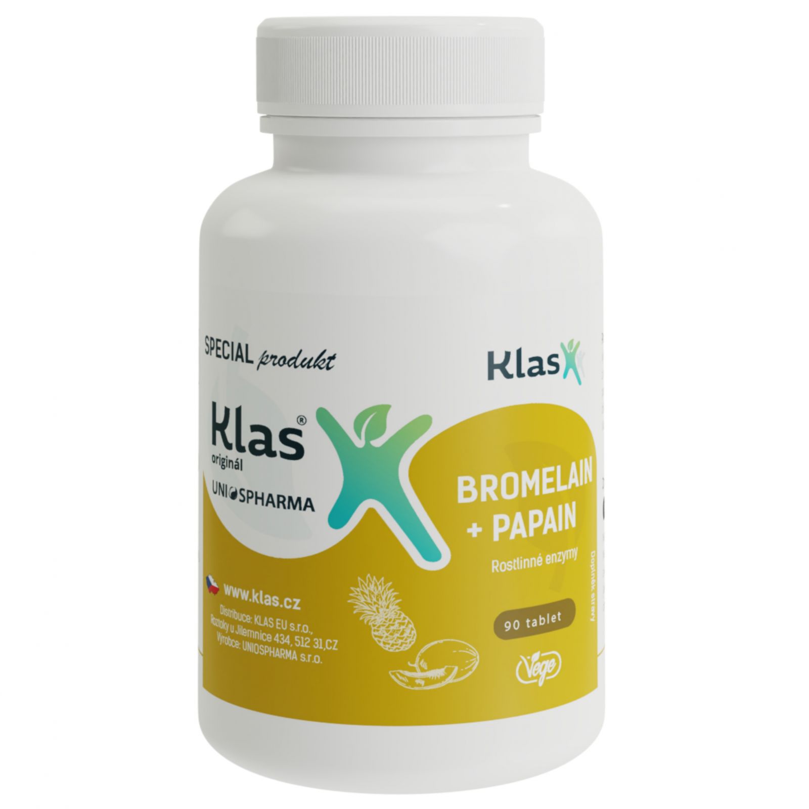 Klas Bromelain + Papain 90 tablet