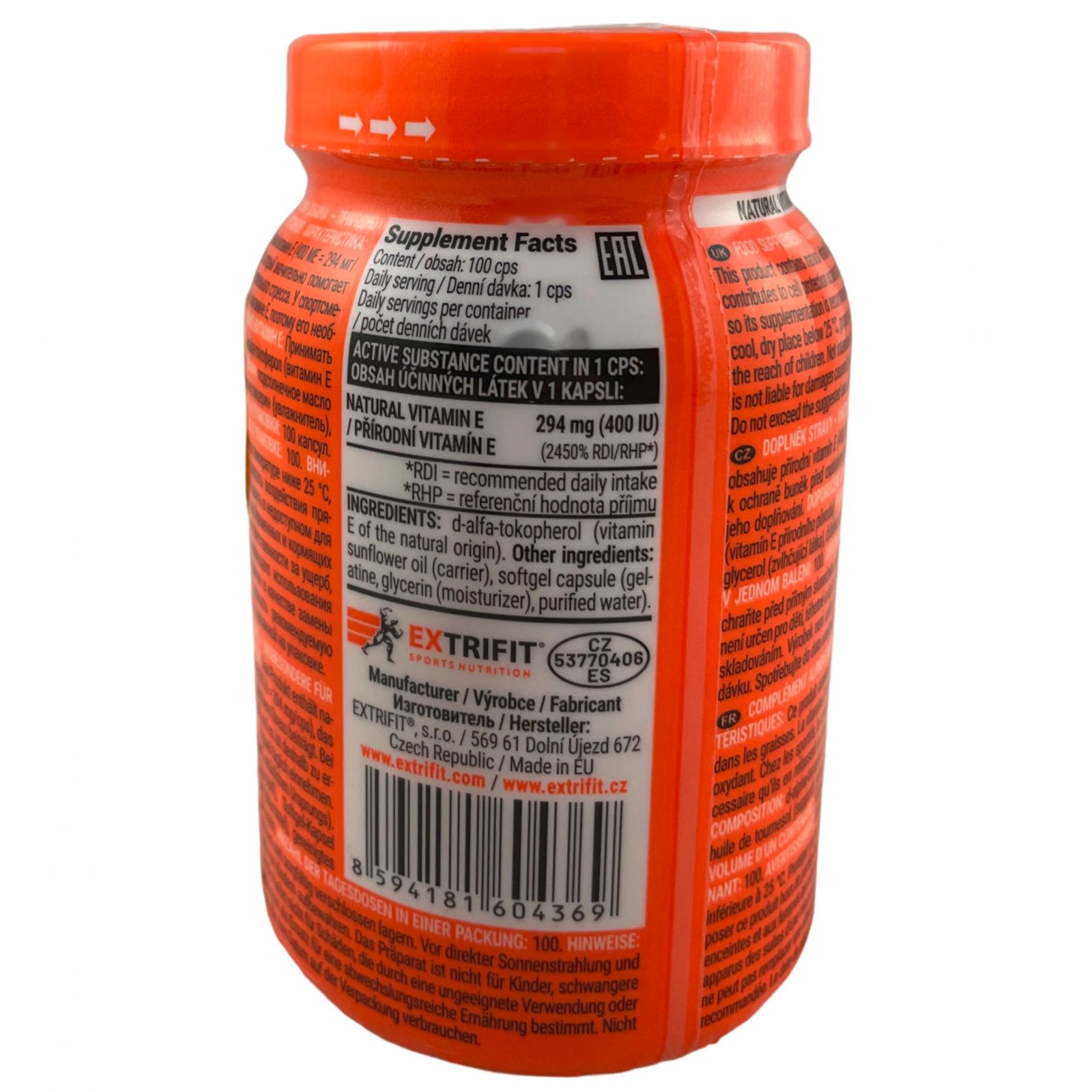 Extrifit Vita-D3K2 120 kapslí