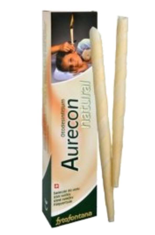 Herb-pharma Aurecon natural Ušní svíčky 2 ks