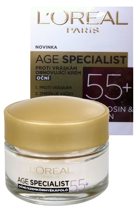 L'Oréal Paris Age Specialist oční krém 55+ proti vráskám 15 ml 